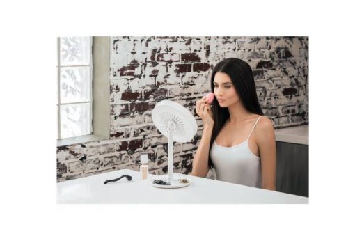 Illuminated Makeup Mirror with Fan Illuminated Makeup Mirror with Fan Beauty tools