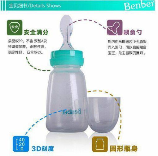 Silicone Feeding Bottle & spoon Silicone Feeding Bottle & spoon Baby & Kids