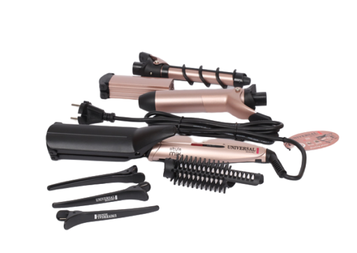 STRAIGHTENER AND CURLER-UNIVERSAL SALON PRO STRAIGHTENER AND CURLER-UNIVERSAL SALON PRO Hair Styling Electronics