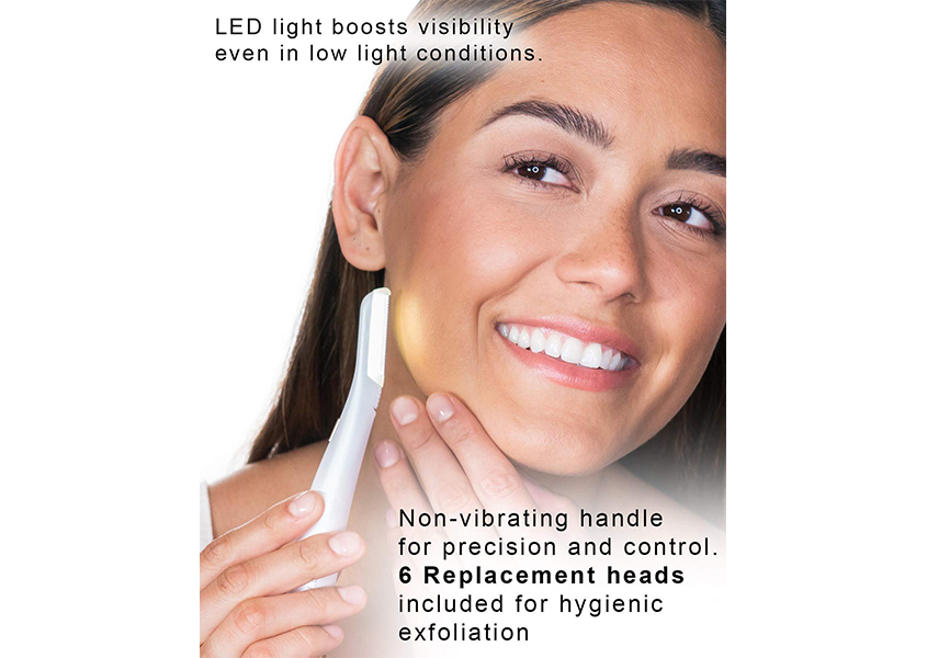 Flawless Dermaplane Glo-جهاز تقشير وإزالة شعر الوجه Flawless Dermaplane Glo-جهاز تقشير وإزالة شعر الوجه Electrical Hair Removals Flawless Dermaplane Glo-جهاز تقشير وإزالة شعر الوجه Flawless Dermaplane Glo-جهاز تقشير وإزالة شعر الوجه Electrical Hair Removals