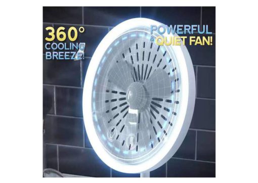 Illuminated Makeup Mirror with Fan Illuminated Makeup Mirror with Fan Beauty tools