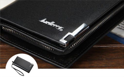 Baellerry Elegant Men Solid Wallet & Card Holders-Black Baellerry Elegant Men Solid Wallet & Card Holders-Black Accessories