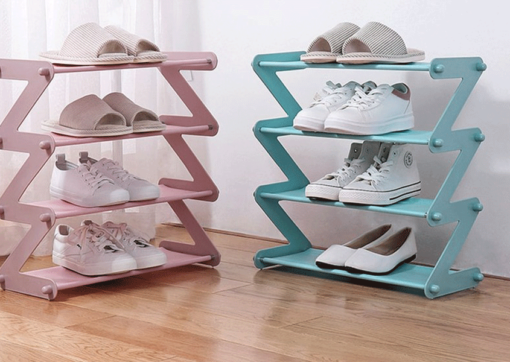 Shoes Rack Organizer – منظم الاحذية الزجزاج Shoes Rack Organizer – منظم الاحذية الزجزاج أدوات المنزل والتخزين