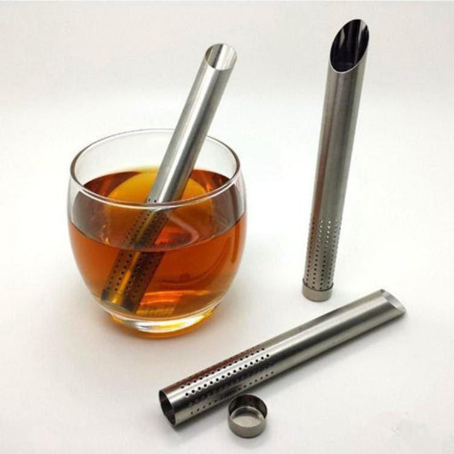 Cylindrical Stainless Steel Tea Infuser Cylindrical Stainless Steel Tea Infuser Kitchen & Dining