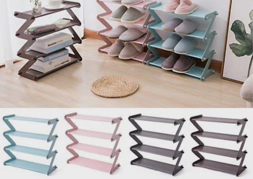 Shoes Rack Organizer – منظم الاحذية الزجزاج Shoes Rack Organizer – منظم الاحذية الزجزاج أدوات المنزل والتخزين