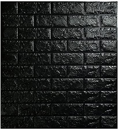 PE Foam 3D Wall Stickers waterproof-Black PE Foam 3D Wall Stickers waterproof-Black Home Decor