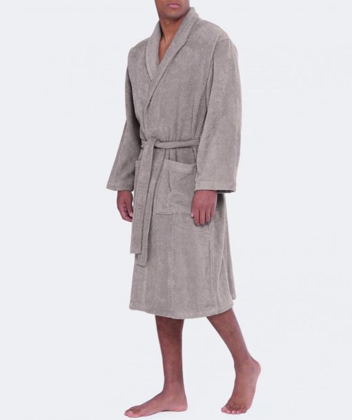 Egyptian Cotton Bath Robe – Gray Egyptian Cotton Bath Robe – Gray Bed & Bath