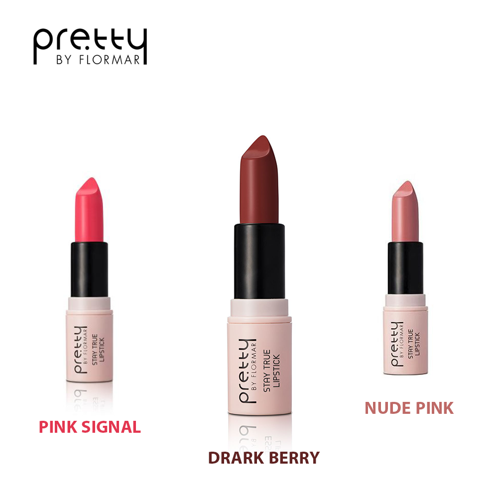 Stay True lipstick from Pretty By Flormar (3 pieces) Stay True lipstick from Pretty By Flormar (3 pieces) Cosmetics Stay True lipstick from Pretty By Flormar (3 pieces) Stay True lipstick from Pretty By Flormar (3 pieces) Cosmetics
